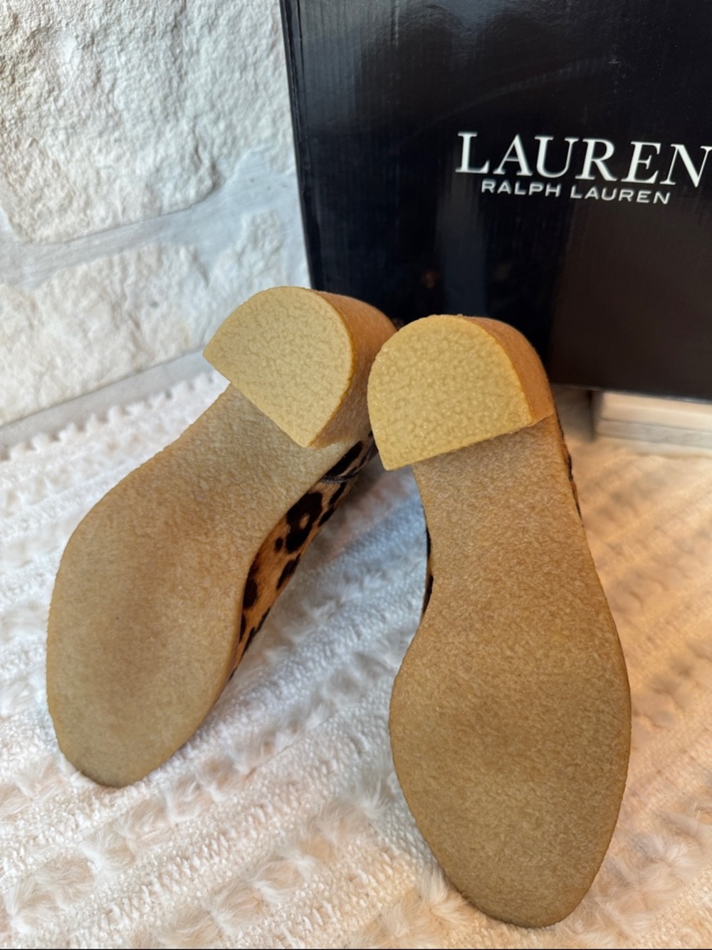 Lauren Ralph Lauren Leopard-Print Chelsea Ankle Boots - Brown and Black Leopard. - Picture 6 of 6